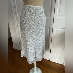 Vintage 90’s Silk Floral Skirt